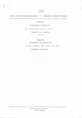 CODI-UNIPER_m1211p01 - Seleção de Pedidos de Informação, 1975 - 1976
