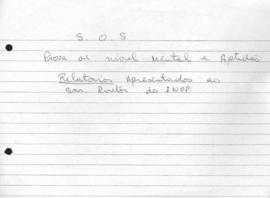 CODI-SOEP_m028p09 - Relatório sobre a Prova de Concurso para Inspetor de Alunos