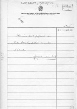 CBPE_m049p12 - Observações sobre o Programa do Centro Brasileiro de Estudos em Matérias de Educaç...