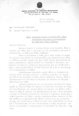 CODI-UNIPER_m0611p03 - Considerações sobre Documentos Relativos à Reestrutura do INEP como Órgão ...
