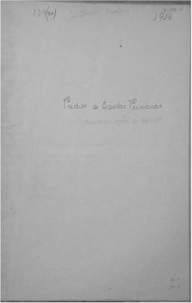 Campanhas de Construções Escolares_m016p01 - Relação da Construção de Escolas Primárias, 1938 - 1940