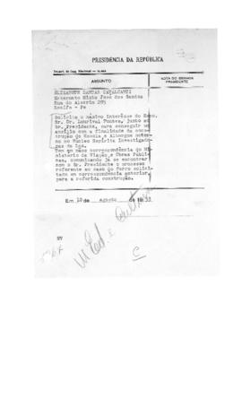 DIRETORIA_m156p05 - Oficio - Solicitação de Apoio para Construção de Escola Albergue Noturno no N...