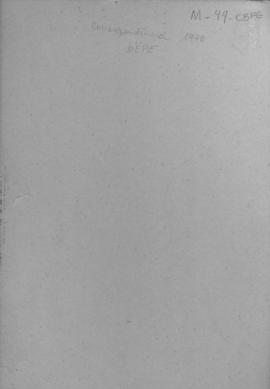 CBPE_m044p01 - Correspondências DEPE, 1970