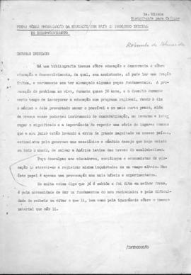 CODI-UNIPER_m0607p01 - Notas sobre a Programação da Educação em um Pais em Processo Inicial de De...