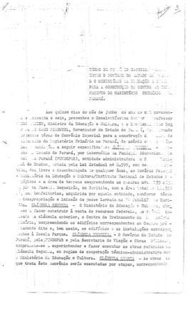 Campanhas de Construções Escolares_m017p01 - Documentação relativa a Construção do Centro de Trei...