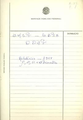 CBPE_m082p01 - Relatórios do 1º, 2º, 3º e 4º Trimestres, 1958