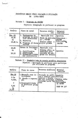 COLTED_m004p03 - Princípios Gerais sobre Avaliação e Utilização do Livro-Texto