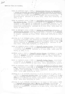CODI_m009p02 - Relação de Termos e Convênios Firmados entre o INEP e Outras Instituições, 1975
