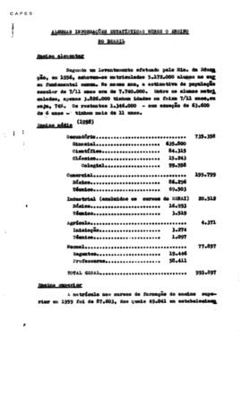 CAPES_m009p02 - Informações estatísticas sobre ensino no Brasil, 1958 - 1959