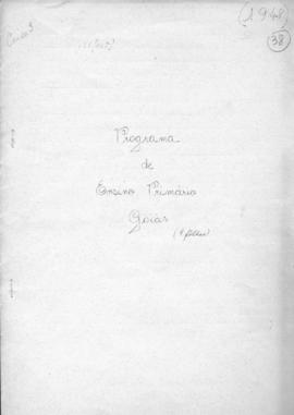 CODI-UNIPER_m0398p01 - Programa de Ensino Primário em Goiais, 1948