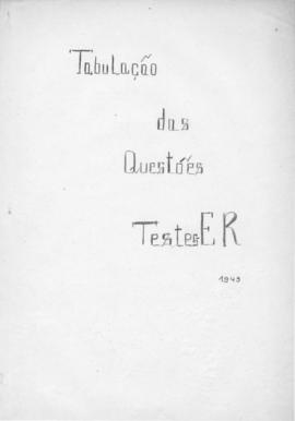 CODI-SOEP_m023p01 - Tabulação das Questões de Teste ER, 1943