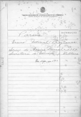 CODI-UNIPER_m0931p04 - Programas Escolares do Ensino Normal no Paraná, 1954