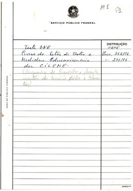 CILEME_m001p01 - Setor de Testes e Medidas Educacionais - Relatórios e Correspondências, 1953 - 1956