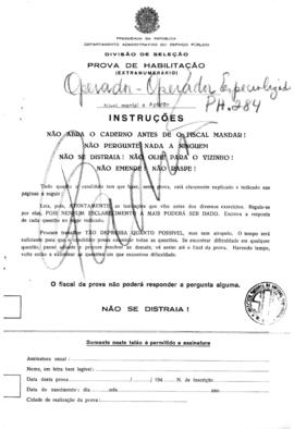 CODI-SOEP_m029p01 - Prova de Habilitação para Operador Especializado, 1943