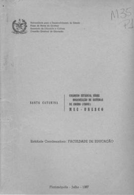 CEOSE-CROSE_m035p01 - Um Plano Estadual de Educação para Santa Catarina, 1967