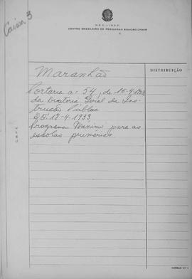 CODI-UNIPER_m0823p01 - Programa Curricular de Escolas Primárias no Maranhão, 1933