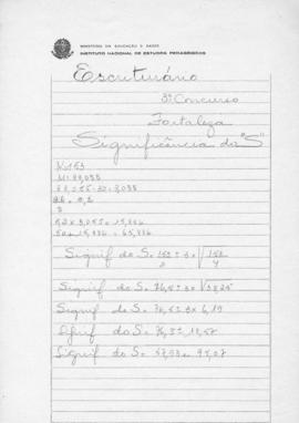 CODI-SOEP_m073p01 - Cálculos Estatísticos do Terceiro Concurso para Escriturário, 1942