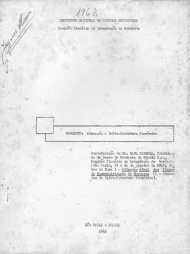 CODI-UNIPER_m0280p01 – Texto “Nordeste: Educação e Infra-Estrutura Econômica”, 1963