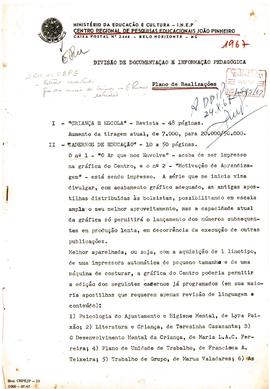 CRPE-MG_m016p01 - Plano de Realizações, 1967