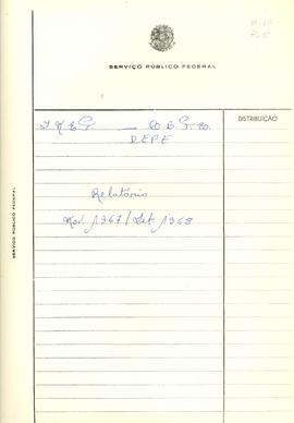 CBPE_m080p05 - Relatórios de Atividades da DEPE e DAM, 1967-1968
