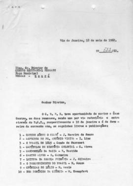 CODI_m038p09 - Ofícios Enviados e Recebidos pelo CBPE, 1962