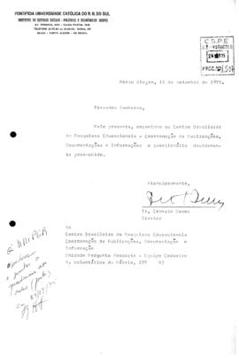CODI-UNIPER_m0749p01 - Correspondências de Encaminhamento Remetida por Diversas Instituições do B...