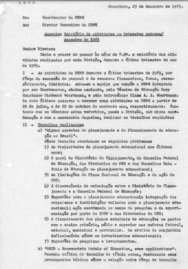 CBPE_m319p01 - Frequências, Pagamentos e outros Informes sobre Funcionários do CBPE, 1965