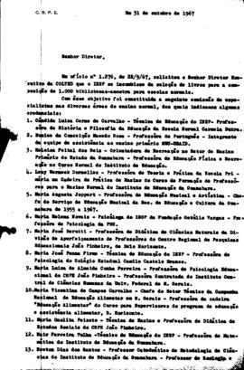 COLTED_m018p01 - Seleção de Livros para Composição de Bibliotecas-Amostra para Escolas Normais, 1967
