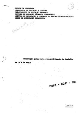 CODI-UNIPER_m1021p01 - Orientações Gerais para Desenvolvimento do Trabalho das Áreas da 8ª série,...