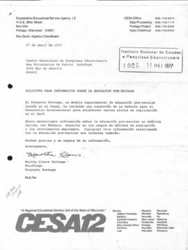 CODI-UNIPER_m1082p14 - Correspondências Solicitando e Enviando Informações sobre Educação Pré-Esc...
