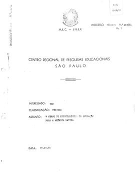 CRPE-SP_m0095p01 - Documentos Relacionados ao V Curso de Especialistas em Educação para América L...