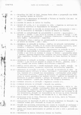 CEOSE-CROSE_m024p01 - Documentos Diversos sobre a Educação da Paraíba, 1956 - 1967