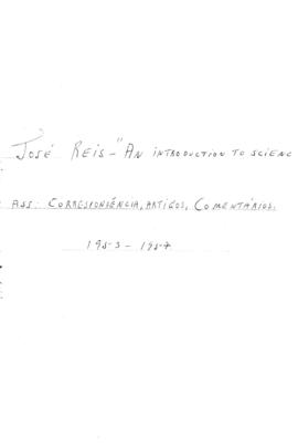 CALDEME_m023p01 -  Acordo e correspondência sobre a tradução da obra "An Introduction to Sci...