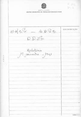 CBPE_m152p03 - Relatório de Atividades DDIP do 1º semestre, 1961