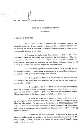 CRPE-SP_m0040p01 - Programa de Assistência Técnica em Educação, 1965 - 1968
