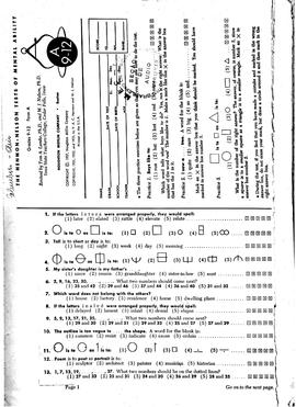 CODI-UNIPER_m1036p01 - Teste de Habilitação Mental, 1957
