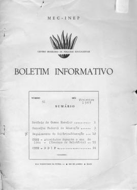 CBPE_m110p01 - Boletim Informativo de novembro - Número 91, 1965