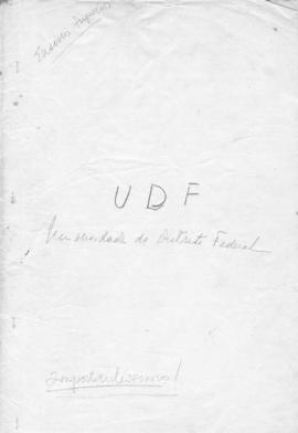 CODI-UNIPER_m0159p01 - Universidade do Distrito Federal, 1935 - 1951