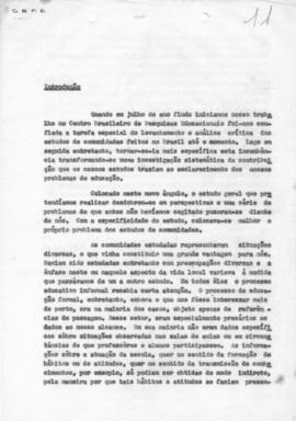 CBPE_m197p01 - Os Estudos de Comunidades: Nota Metodológica