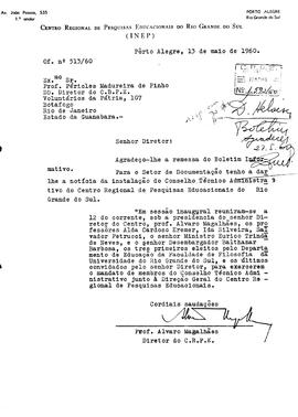 CRPE-RS_m020p01 - Documentação diversa sobre o CRPE-RS, 1960 - 1963