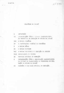 CEOSE-CROSE_m059p01 - Relatório sobre Reforma Administrativa da Secretaria de Educação do Paraná,...