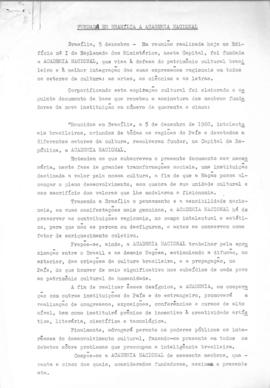 CODI-UNIPER_m0789p03 - Fundação da Academia Nacional em Defesa do Patrimônio Cultural Brasileiro,...