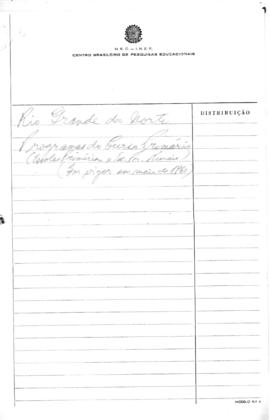 CODI-UNIPER_m1013p01 - Programas do Curso Primário do Rio Grande do Norte, 1959