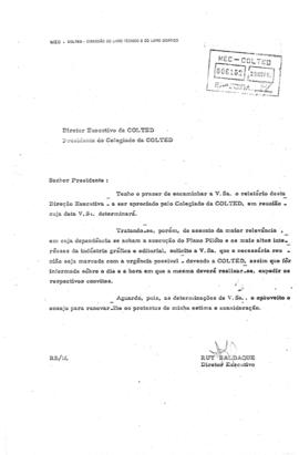 COLTED_m010p01 - Relatórios e Informações sobre Atividades Relacionadas à COLTED, 1967 - 1968