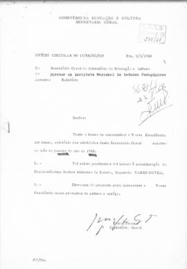 CODI-UNIPER_m0645p01 - Portarias, Decretos e Encaminhamento de Informações para o MEC, 1967 - 1968