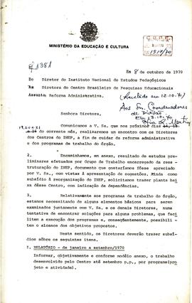 CBPE_m034p02 - Relatórios de atividades do CBPE e expectativas futuras para o órgão, 1970