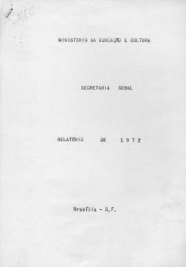 CODI-UNIPER_m0637p01 - Relatório de Atividades da Secretaria Geral do MEC, 1972