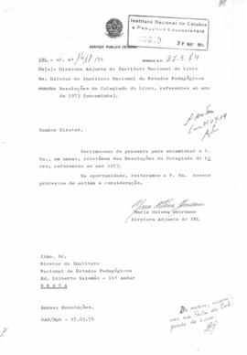 CBPE_m048p01 -  Atividades do Instituto Nacional do Livro e do Colegiado do Livro, 1972 - 1973