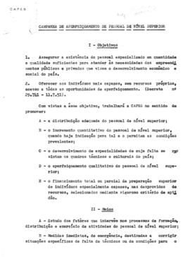 CAPES_m008p01 - Campanha de Aperfeiçoamento de Pessoal de Nível Superior
