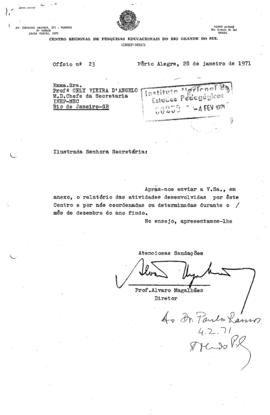 CRPE-RS_m001p03 - Relatório de Atividades desenvolvidas pelo CRPE-RS, 1970 - 1971